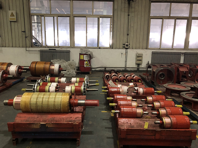 Xi'an Simo Motor Co., Ltd. línea de producción del fabricante